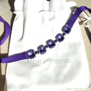 Atelier Swarovski Royal Purple Chocker/Bracelet. 24inches.